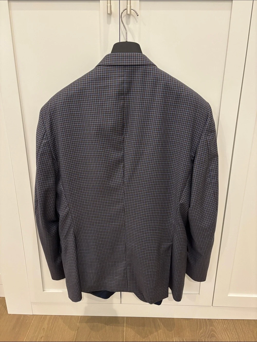 Peter Millar Navy, Gray, Brown Checked Sport Coat